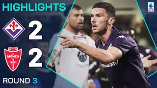 FIORENTINAMONZA 22  HIGHLIGHTS  Gosens’ late goal rescues draw for La Viola  Serie A 202425 [upl. by Adore]