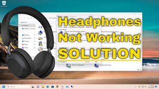 Headphone Not Working Windows 11 Solution [upl. by Ahsitam]