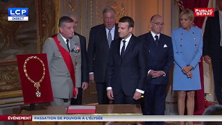 Emmanuel Macron reconnu comme grand maître de lordre de la Légion dhonneur [upl. by Tychonn]