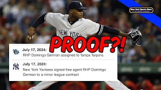 Did The Yankees REALLY ReSign Domingo German  Debunking What Possibly Happened [upl. by Eveivaneg270]