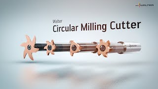 Walter Circular Milling Cutter [upl. by Llerrom168]