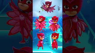 PJ Masks  Owlette 🆚 Owlette 🆚 Owlette 🆚 Owlette X Dance Song Tiles Hop EDM Rush shorts [upl. by Leirud29]