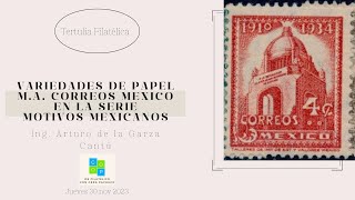 Marca de Agua Correos México en la Serie Motivos Mexicanos [upl. by Lavicrep]