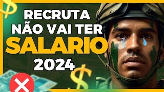 Não vai ter Salario no Exercito Brasileiro 2024 [upl. by Neelra340]