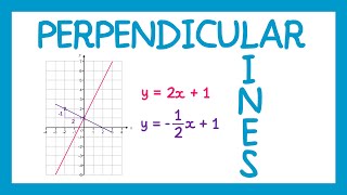 Perpendicular Lines  GCSE Higher Maths [upl. by Arukas]