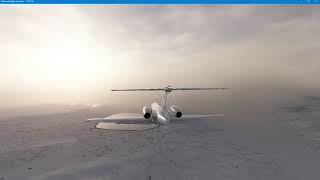 MSFS Cessna Citation CJ4 Landing Challenge at KRTS Reno Stead 16R Reno [upl. by Gloria]