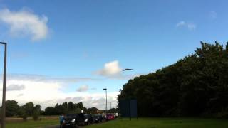 Vulcan bomber flying over Elvington airfield York [upl. by Hasan]