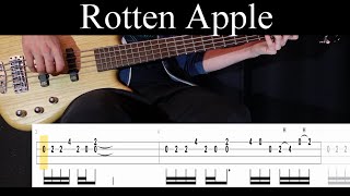 Rotten Apple Alice in Chains  Bass Cover With Tabs by Leo Düzey [upl. by Terrance]