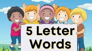 Learn Five Letter Words Five Letter Blending Words Five Letter Words In English Part 3 [upl. by Torray]