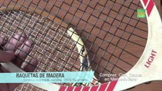 Raquetas de Madera para Tenis y Squash [upl. by Kampmeier]