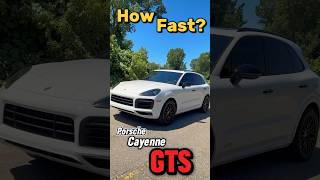 How Fast is the Porsche Cayenne GTS [upl. by Sela]