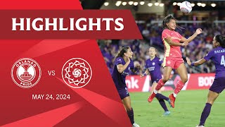 Highlights  Orlando Pride vs Portland Thorns FC  May 24 2024 [upl. by Aicittel68]