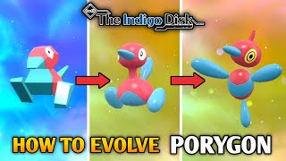 How To Evolve Porygon Into Porygon 2 and Porygon Z In Pokemon Scarlet amp Violet  The Indigo Disk DLC [upl. by Yedorb]