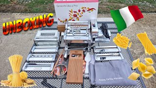 Marcato Atlas 150 Italian Pasta Maker  Electric Motor  Accessories amp Gnocchi like a Pro  Unboxing [upl. by Yssirc713]