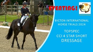 Laura Collett and Dacapo Bicton International Horse Trials 4S Dressage Thursday [upl. by Eened]