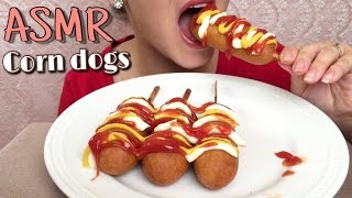 ASMR CornDogs Whispering  Eating Show  EatWithJas91 [upl. by Nosyd]