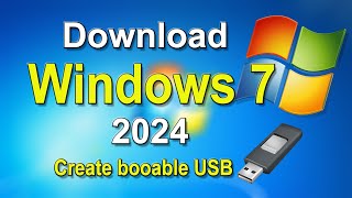 How to Download Windows 7 ISO in 2024  Create Windows 7 ISO USB [upl. by Ainimre]