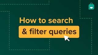 How to add Search amp Filter queries on WhatsApp  Interakt [upl. by Torruella]