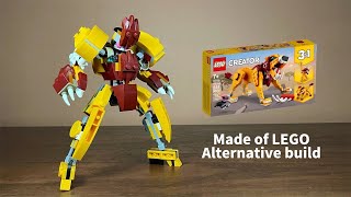 Lego Creator 31112 How to Alternative Build Mech [upl. by Malloy]