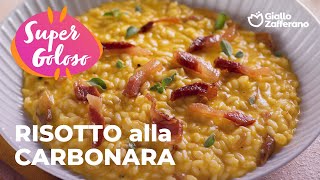 RISOTTO alla CARBONARAIRRESISTIBILE🍳❤️🥓 adv [upl. by Ahcmis]