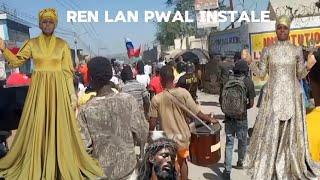 Sylvanie Boulvèse peyi a fè Gro deklarasyon sou Ayiti dat lap instale nan palè [upl. by Llenyr]