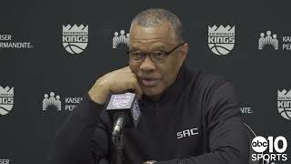 Alvin Gentry proud of his Kings fight in Sacramentos 135126 loss to Milwaukee Bucks [upl. by Akoyn]