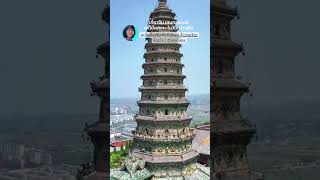 เที่ยวจีนมณฑลซานซี เจดีย์เฟยหงในวัดกว่างเซิ่ง 山西广胜寺飞虹塔 Feihong Pagoda of Guangsheng Temple in Shanxi [upl. by Nahtnhoj377]