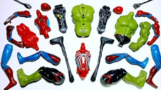 MERAKIT MAINAN UNBOXING SPIDERMAN HULK SMASH SIREN HEAD SPIDERMAN SUPERHERO AVENGERS TOYS [upl. by Trixi521]