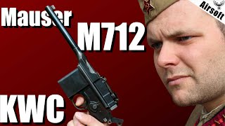 🔫 M712 KWC C96  AIRSOFT WW2 VIDEO REVIEW [upl. by Mena]