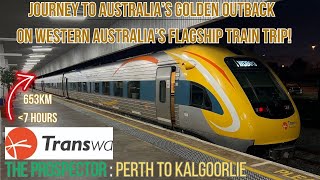 Journey to Australias Golden Outback by Train  TransWa Prospector Perth to Kalgoorlie Review [upl. by Ellen704]