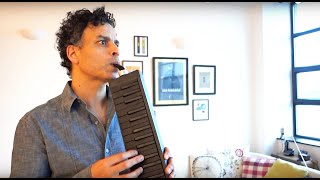 Bach Cello Suite 1 on Wooden Melodica  circular breathing [upl. by Ajiam]