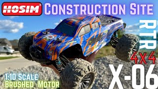 Hosim X06 110 Scale RC Truck RTR  Construction Site [upl. by Nohsid607]