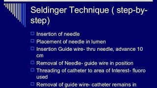 Seldinger Technique  Guidewires  Catheter [upl. by Suiramaj]