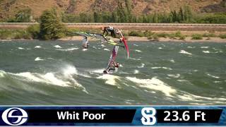 Epicsessionstv 2010 Gorge Windsurfing Jump Off Results [upl. by Ydnirb]