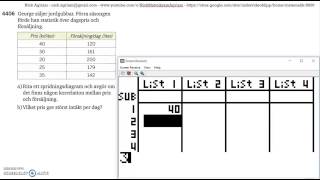 Matematik 5000 Ma 2b Kapitel 4 Statistik Modellering Korrelation 4406 [upl. by Yajeet390]