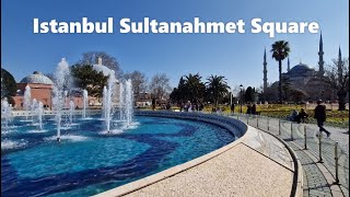 Piata Sultanahmet din Istanbul  Istanbul Sultanahmet Square  1 mai 2023 [upl. by Doley746]