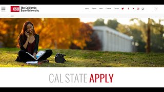 CSU Application Tutorial Fall 2022  Cal State Apply  LA Harbor College Transfer Center [upl. by Rehsu]