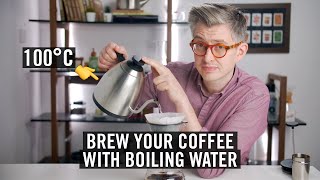 Brew your coffee with boiling water  coffee brewing temperatures explained [upl. by Uno]