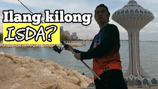 Fishing at Seaside  Pinoy OFW  Corniche Al Khobar Kingdom of Saudi Arabia [upl. by Yenmor]