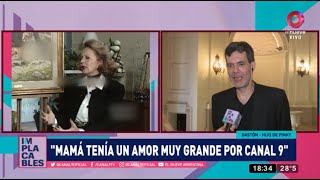 El adiós a Pinky quotUstedes saben el amor que tenía mamá por Canal 9quot destacó su hijo [upl. by Hamas]