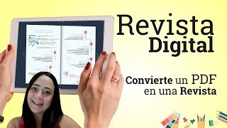 Cómo crear una revista digital  de PDF a revista [upl. by Lurleen]