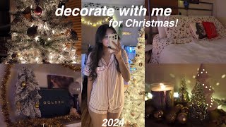 DECORATING MY ROOM FOR CHRISTMAS 2024  decor shopping decorating amp room tour [upl. by Norrie]