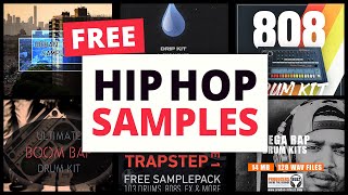 3000 FREE Hip Hop Samples amp Hip Hop Sample Packs [upl. by Hillari]