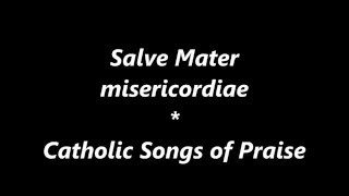 Salve Mater Misericordiae  Latin Traditional Roman Catholic song of praise v1 [upl. by Gavrilla180]