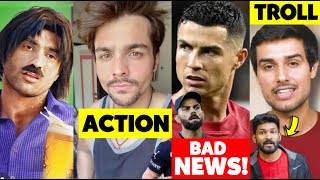 Ashish Chanchlani Takes Legal Action Against Them 😡 Dhruv Rathee Trolls Harsh Beniwal Ronaldo [upl. by Arevle]