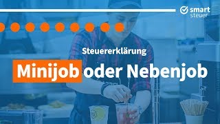 Falle Minijob und Nebenjob in der Steuererklärung  Steuererklärung 2019 selber machen 2020 [upl. by Anwadal151]