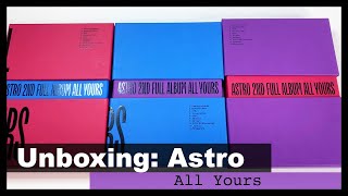 UNBOXING Astro 아스트로  All Yours [upl. by Fates757]