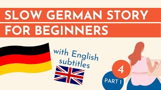 Simple German story English subtitles Das Tagebuch  PART 1 [upl. by Lemhaj]