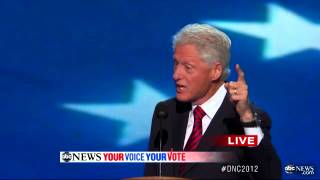 Bill Clinton DNC Speech COMPLETE Were In This Together vs Youre On Your Own [upl. by Cirala]