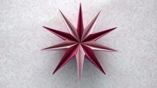 Modular Origami Star  Ilan Garibi [upl. by Anaugahs646]